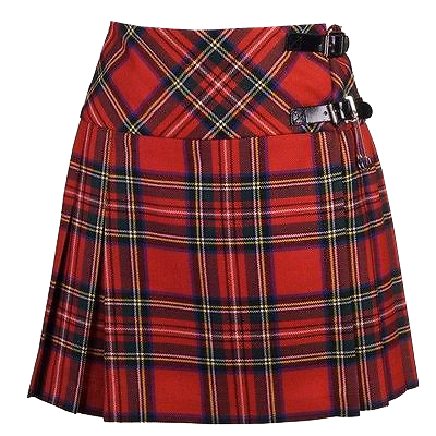 scottish-tartan-mini-skirt-transparent-background